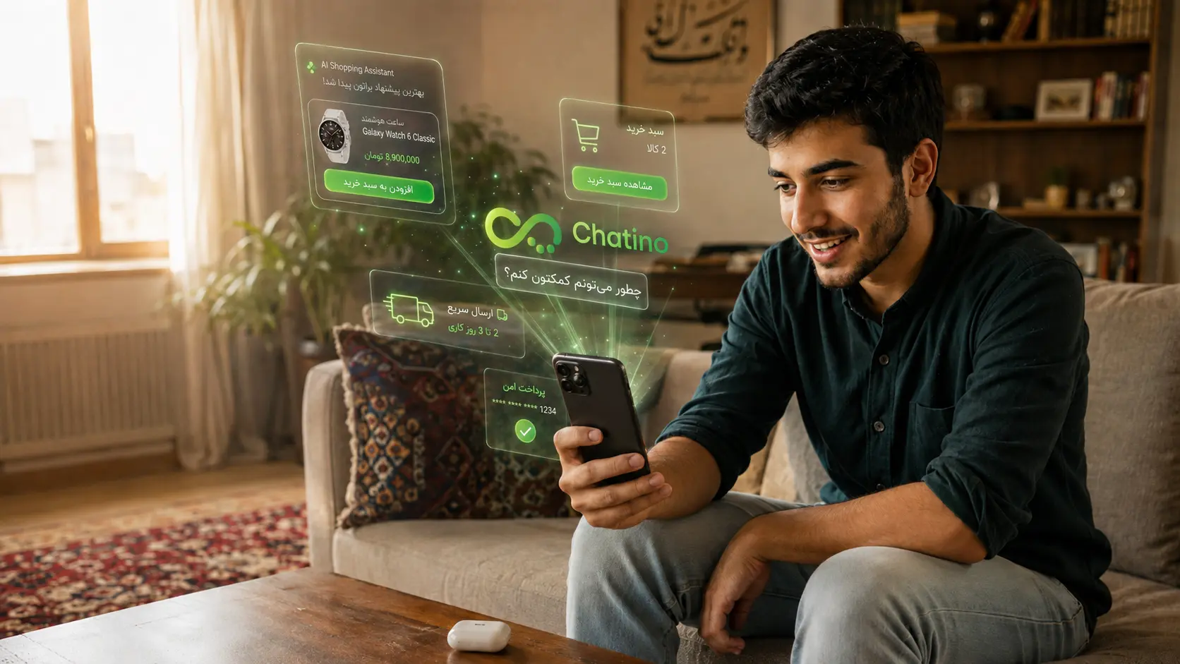 تجربه خرید اینترنتی راحت کالاهای مختلف با چتینو